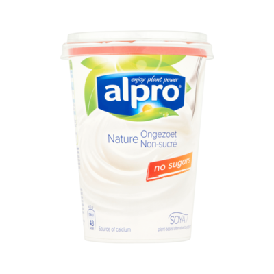 Alpro Plantaardige Variatie op Yoghurt Naturel Ongezoet